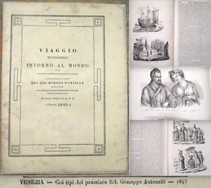 1843 Viaggio Al Mondo Dumont d'Urville~ Engravings ~Chinese History, CHINA etc. - Picture 1 of 17