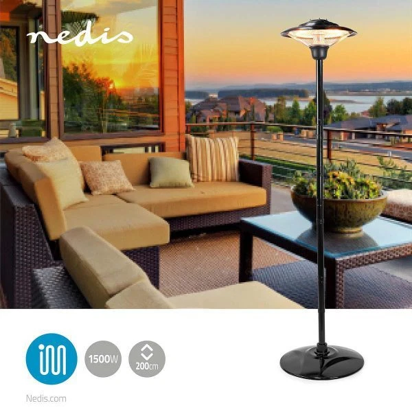 Riscaldatore da patio 1500 W | 1 Impostazione del Calore | protezione da riba... - Immagine 1 di 1