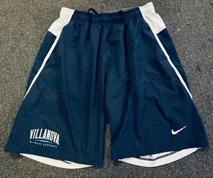NIKE VILLANOVA WILDCATS DRI-FIT TEAM ISSUED SHORT WHITE/BLUE XL - Picture 1 of 5