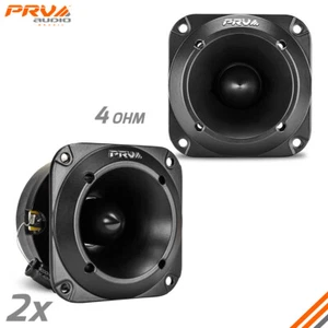 2x PRV 240 Watts Car Audio 3" Super Tweeter TW350Ti-4 Bullet 4 Ohms Titanium - Picture 1 of 7