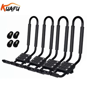 2 Pairs Kayak Roof Rack Carrier For kayak Surf Board SUV Car J-Bar Rack - Picture 1 of 16