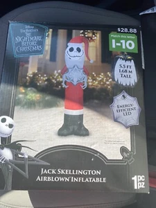 2020 Nightmare Before Christmas Jack Skellington Christmas Airblown Inflatable - Picture 1 of 1