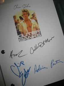 Outer Banks signed TV Pilot Script X5 Chase Stokes Austin North Charles Esten RP - Picture 1 of 3