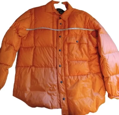 Free Country Jacket Mountain PUFFER Jacket  Men's Size XL Orange 21w X 31L - Изображение 1 из 4