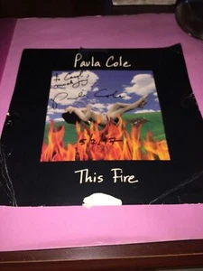 Paula Cole: Autogramm/Signatur Werbeartikel garantiert echt - This Fire - Bild 1 von 1