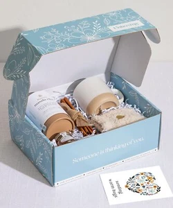 UnboxMe Tea Lover's Gift Basket Self-Care Gift Box with Cozy Socks Ceramic Mu... - Picture 1 of 6