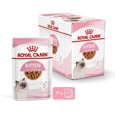 ROYAL CANIN KITTEN Nassfutter in Soße für Kätzchen 12x85g - Bild 1 von 4
