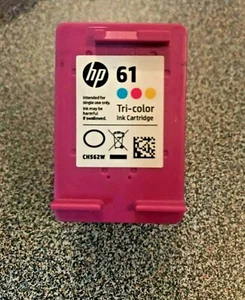 EMPTY - HP 61 Tri-color Ink Cartridge - NEVER REFILLED/VIRGIN - Zdjęcie 1 z 3
