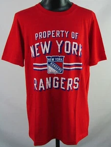 New York Rangers NHL Boy's Red Short Sleeve T-Shirt - Picture 1 of 2