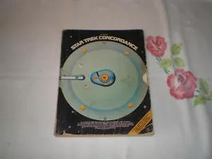 STAR TREK CONCORDANCE by BJO TRIMBLE - Picture 1 of 1