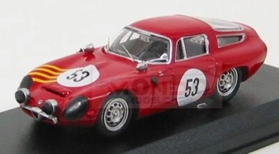 1:43 BEST Alfa Romeo Tz1 #53 Sebring 1964 Stoddard Kaser Red BE9190 Model - Image 1 of 2