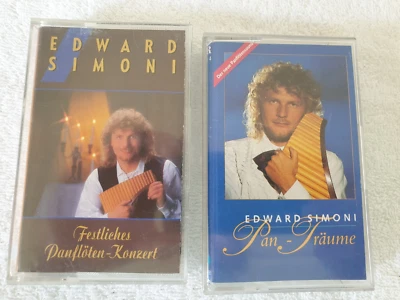 MC - Edward Simoni Panflöten Musikkassette -2er Set - Bild 1 von 2