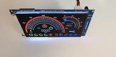 Aerocool V12XT Fan controller screen replacement with board NO touch panel/bezel - Image 1 of 3