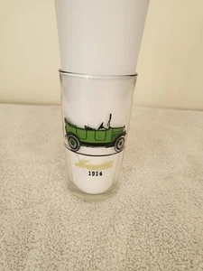 Hazel Atlas Collectible Glass  Automobiles Maxwell 1914 and  Studebaker 1915 - Picture 1 of 4