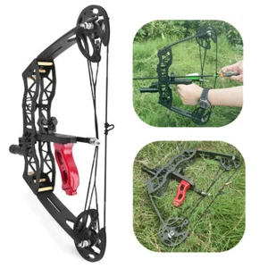 Mini 16 Zoll Compoundbogen 25lbs Jagdbogen Jugend Erwachsener Jagd Sportbogen - Picture 1 of 18