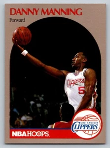 1991 Hoops 100 Superstars #42 Danny Manning Los Angeles Clippers - Picture 1 of 2