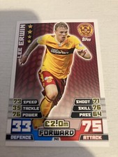 LEE ERWIN    MOTHERWELL   MATCH ATTAX SPFL 2014 - 15  CARD