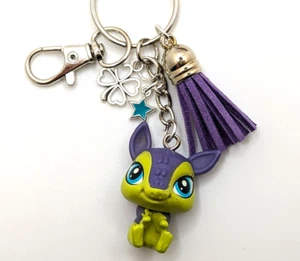Littlest Pet Shop Schlüsselanhänger LPS Aiden Dillard Gürteltier 4137 Mini Handarbeit - Bild 1 von 4