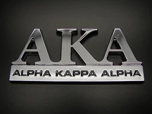 ALPHA KAPPA ALPHA CAR EMBLEM STICKER LOGO DECAL Fraternity & Sorority EMBLEMS - Picture 1 of 12