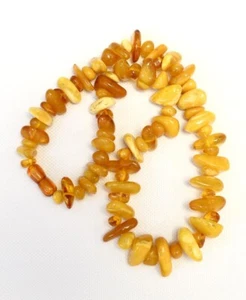 NATURAL OLD ANTIQUE BUTTERSCOTCH EGG YOLK BALTIC AMBER NECKLACE 60 grams. - Picture 1 of 3