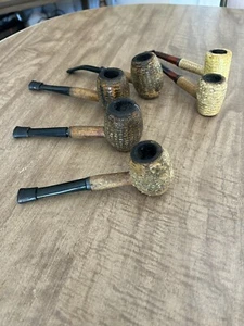 Vintage Missouri Meerschaum Fine corn Cob Pipe. Lot of 6 - Picture 1 of 5