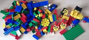 Lego DUPLO Bundle 1.6 Kilo kg  Mixed Bricks heads vehicles figures  Animals  - Picture 1 of 6