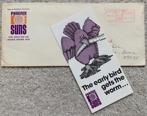 1978 Phoenix Suns Vintage NBA ABA Basketball postmarkiert Umschlag Ticket Form 1 - Bild 1 von 1