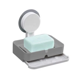 Adhesive Soap Holder/Dish for Shower Wall Mounted NO-Drilling Self Draining Tray - Picture 1 of 9