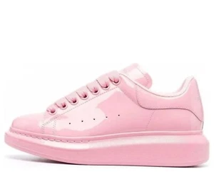 Zapatilla deportiva Alexander McQueen charol de gran tamaño triple rosa TALLA 36 UE (6 EE. UU.) - Imagen 1 de 9