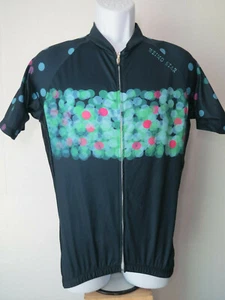 CAMISETA DE CICLISMO BURBUJAS WEIMO STAR CREMALLERA COMPLETA Azul Marino Lunares Art Bokeh - Imagen 1 de 9