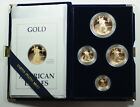 Click now to see the BUY IT NOW Price! 1989 AMERICAN EAGLE GOLD PROOF 4 COIN SET AGE IN BOX W/ COA