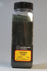 WOODLAND SCENICS COARSE TURF CONIFER SHAKER O HO N G GAUGE train earth WDS1366 - Picture 1 of 3