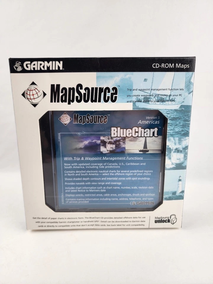 Garmin BlueChart Version 5 Americas New Sealed South America Canada Carribean - Image 1 of 4