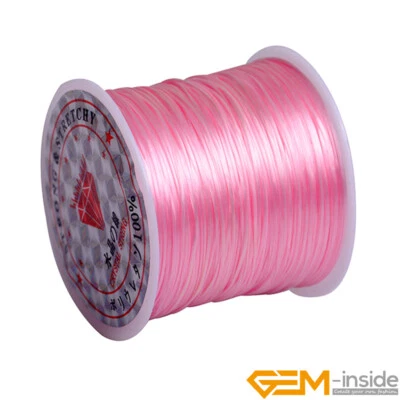 60 Yards 0.6mm Elastic Sewing Thread Machine Bobbin Craft Use For Sewing Beading - Image 1 of 4