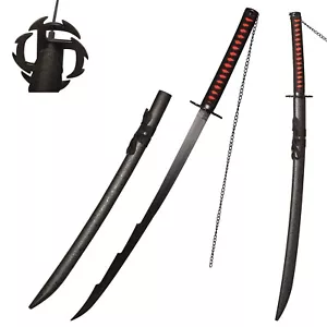 40.9" Kurosaki Ichigo's Tensa Zangetsu Version 2 Samurai Sword Anime Katana f... - Picture 1 of 7