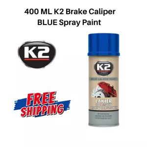 K2 Bremssattel BLAU Sprühlack Hochglanz Hitze 260°C beständig 400ml - Bild 1 von 2
