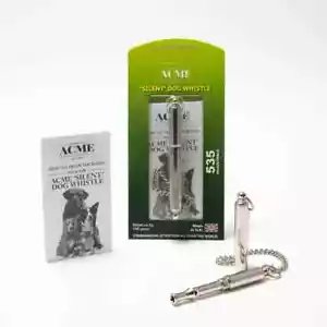 ACME Silent Dog Whistle 535 Adjustable (Silver) FREE EXPRESS POSTAGE (AUS STOCK) - Picture 1 of 10