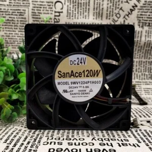 1 pcs SANYO 9WV1224P1H003 12038 DC24V 0.8A 4-wire 12cm cooling fan - Bild 1 von 5