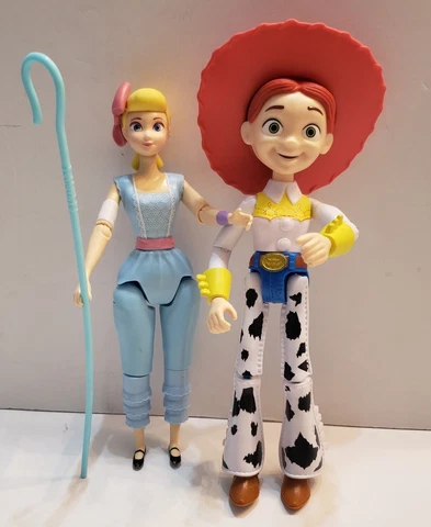 Disney Pixar Toy Story 9" Jessie Doll & Little Bo Peep Posable Hard Plastic 2017 Cover