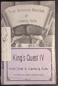 Kings Quest IV Tony Severa's Disco de Pista Ayudas para Juegos *Sellado* Atari ST - Imagen 1 de 2
