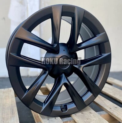 Llantas de aleación 4X 21" estilo ciclón híbrido forjado 5X120 aptas para Tesla Model S X - Imagen 1 de 4