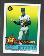1989.    OPC Sticker.    Orel Hershiser     #60   NM