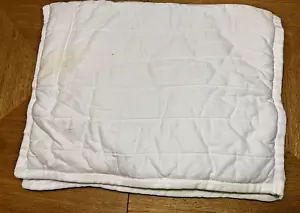 Dover Saddlery pad square quilted white - Picture 1 of 4