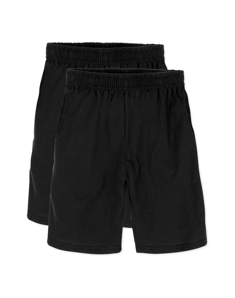 Hanes Boys ComfortSoft Jersey Pocket Short Value 2-Pack - Image 1 of 1