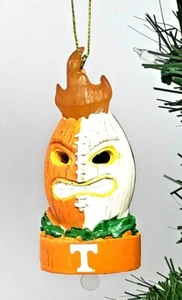 TENNESSEE VOLONTARI squadra illuminata Tiki pallone CALCIO ornamento 3,5" - Foto 1 di 1