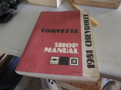 1981 Chevrolet Corvette Shop Manual - Изображение 1 из 4
