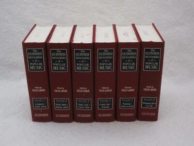 GUINNESS ENCYCLODEDIA OF POPULAR MUSIC 2nd Edition 6 Vols 1994 Colin Larkin Foto 1 de 4