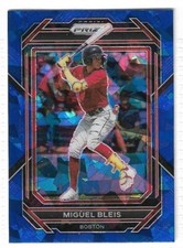 MIGUEL BLEIS (BOSTON RED SOX) - 2023 PANINI PRIZM "BLUE ICE" PARALLEL RC #146