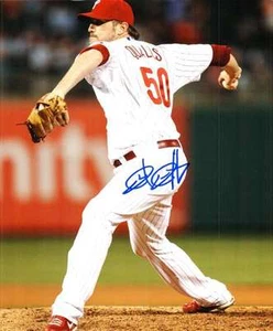Signed  8x10 CHAD QUALLS Philadelphia Phillies Autographed photo - COA  - Picture 1 of 1