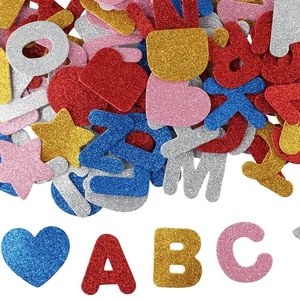 140pcs Colorful Alphabet Stickers EVA Self-Adhesive  for Scrapbooks,Cards - Picture 1 of 10